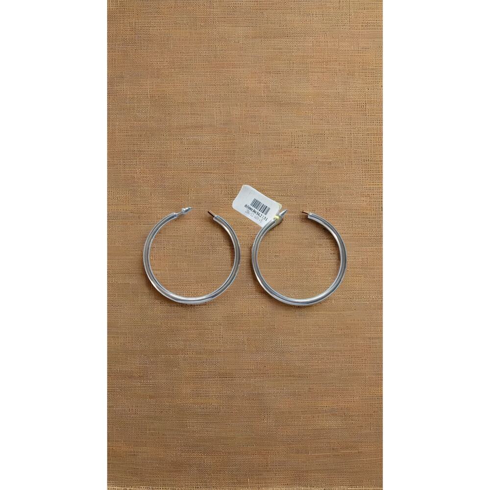 Sterling Silver Hoop
Earrings | Classic Large Silver Hoops Lightweight
Jewelry